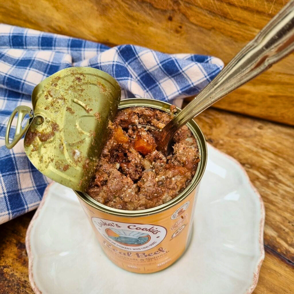 Paté de ternera fresca con zanahorias y espinacas