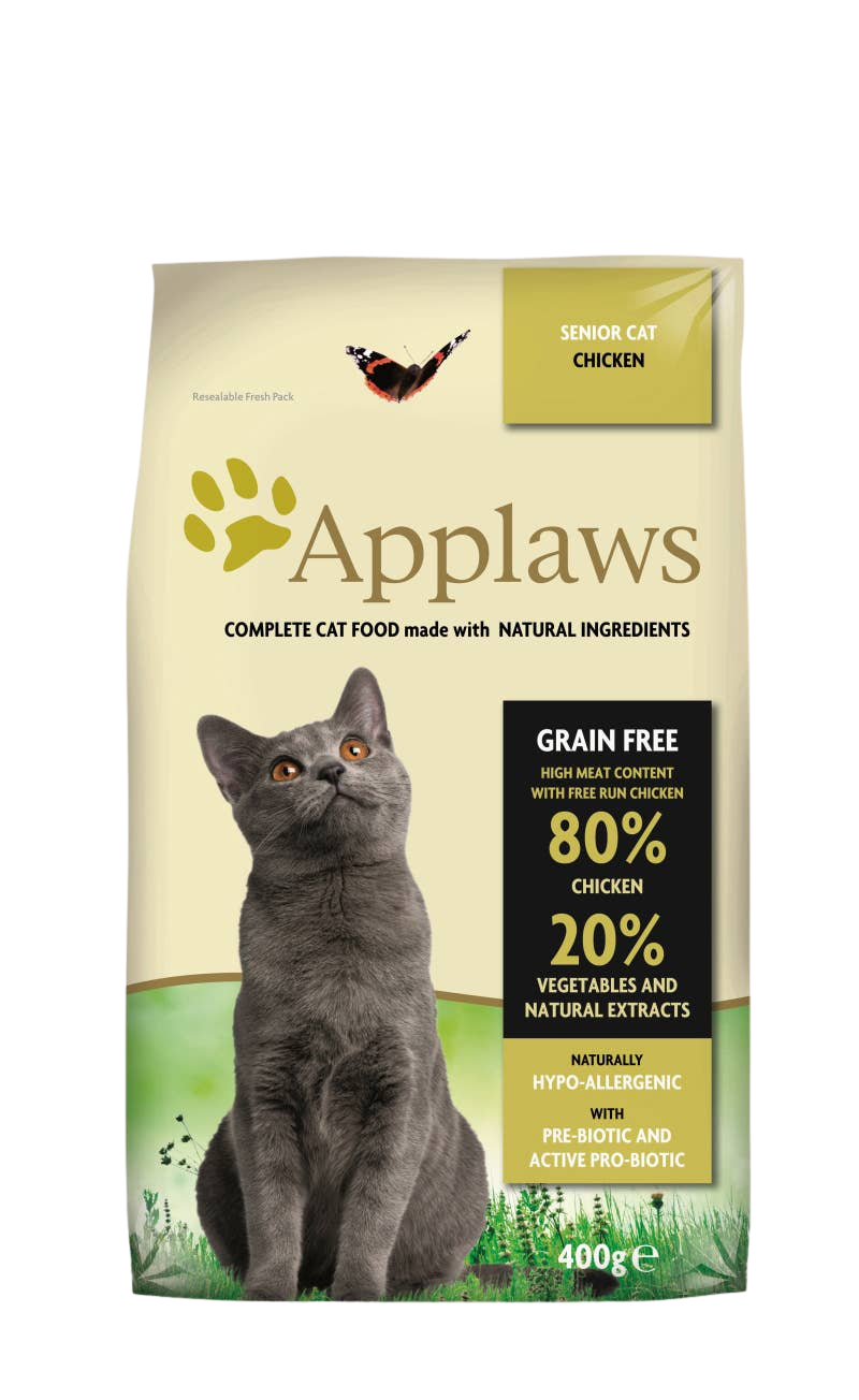 Trockenfutter mit Huhn für ältere Katzen