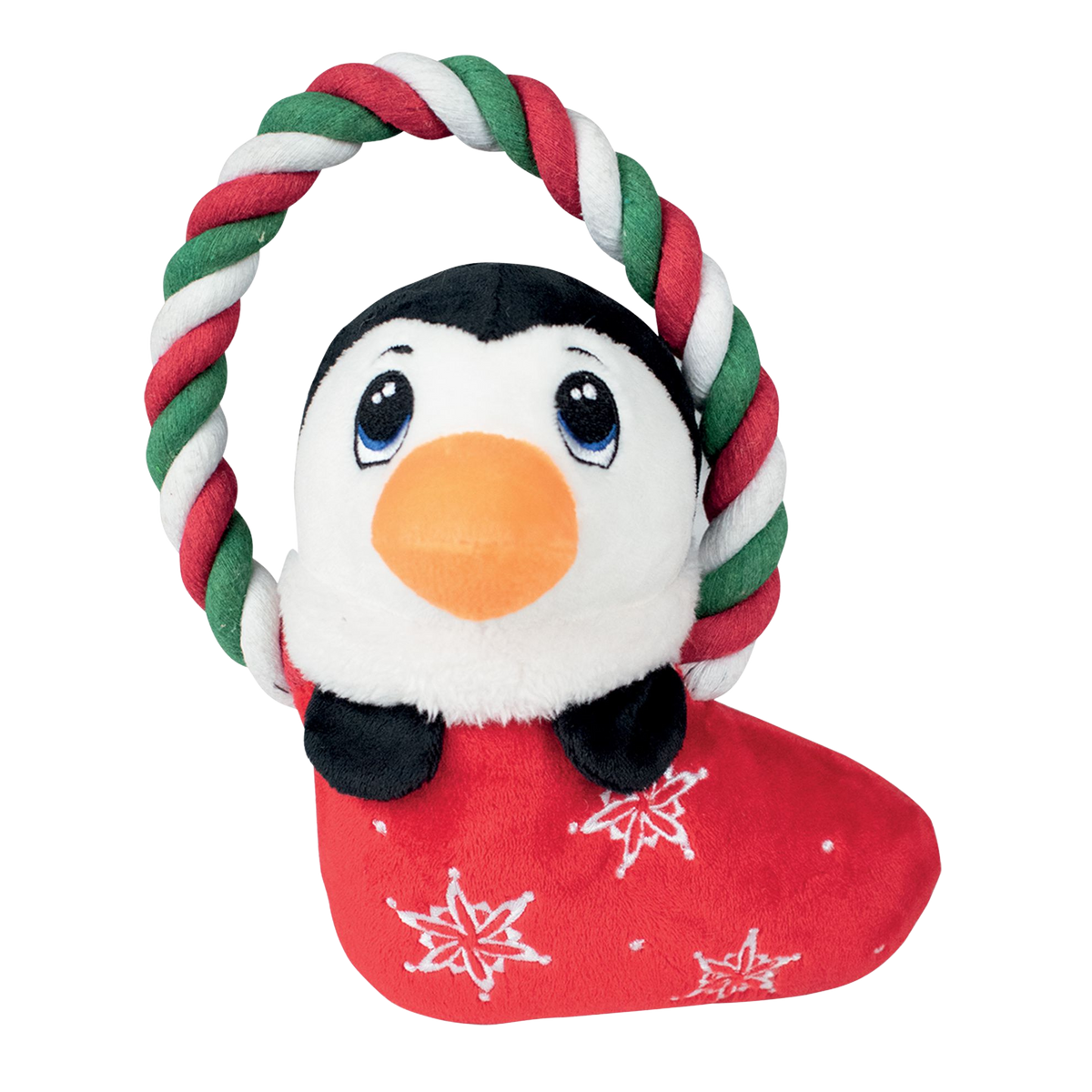 Peluche sonora de pingüino de 18 cm con cuerda