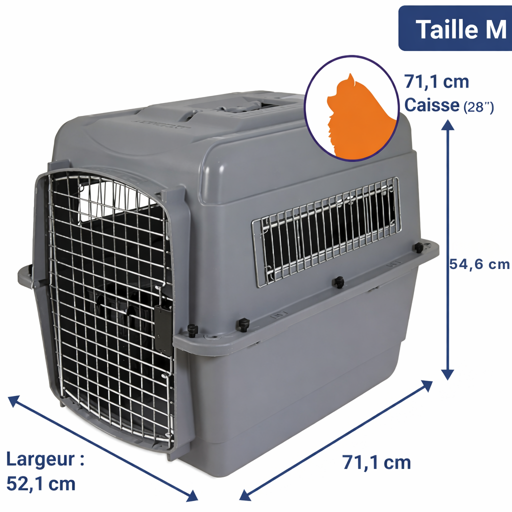Caja de transporte Sky Kennel homologada por la IATA