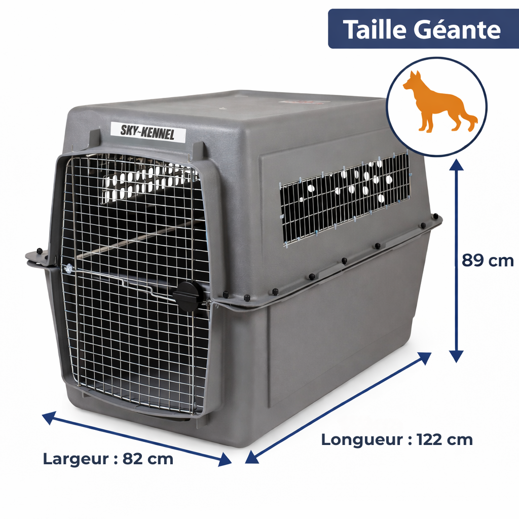 Caja de transporte Sky Kennel homologada por la IATA
