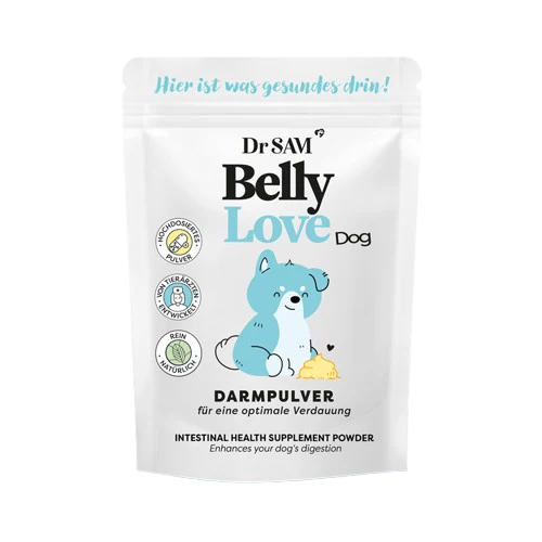 Polvo intestinal a base de plantas para perros