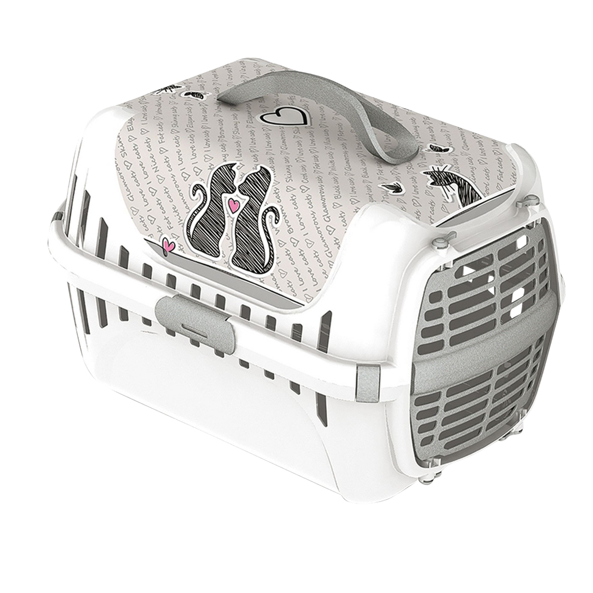 Transportbox Cats In Love für Katzen