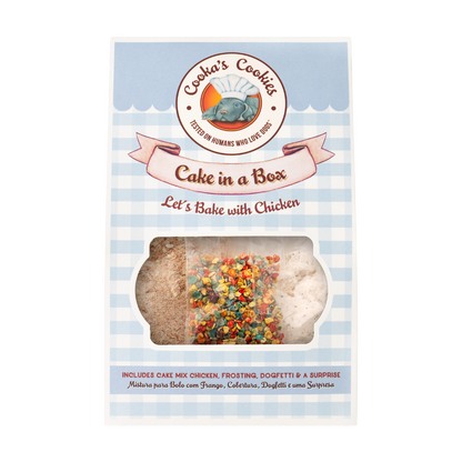 Backmischung für Hundekuchen mit Hähnchen
