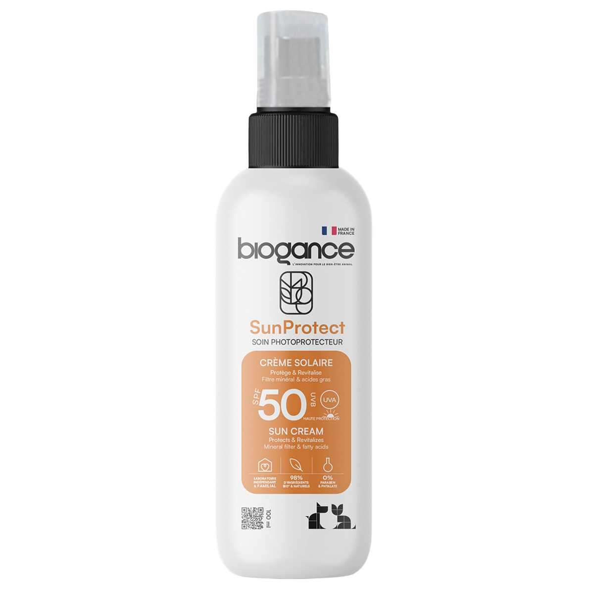 Crème solaire naturelle Sun Protect pour chiens et chats