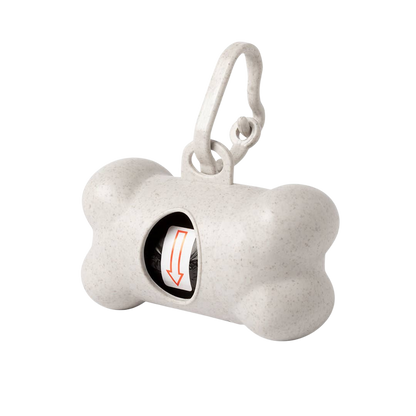 Dispensador de bolsas para excrementos de fibra de bambú