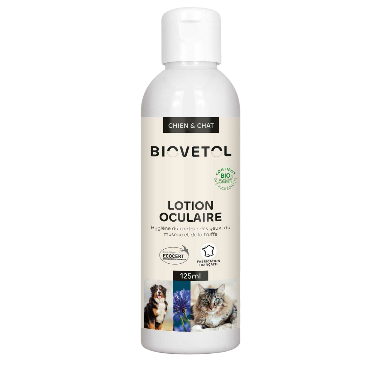 Lotion oculaire bio pour chiens et chats