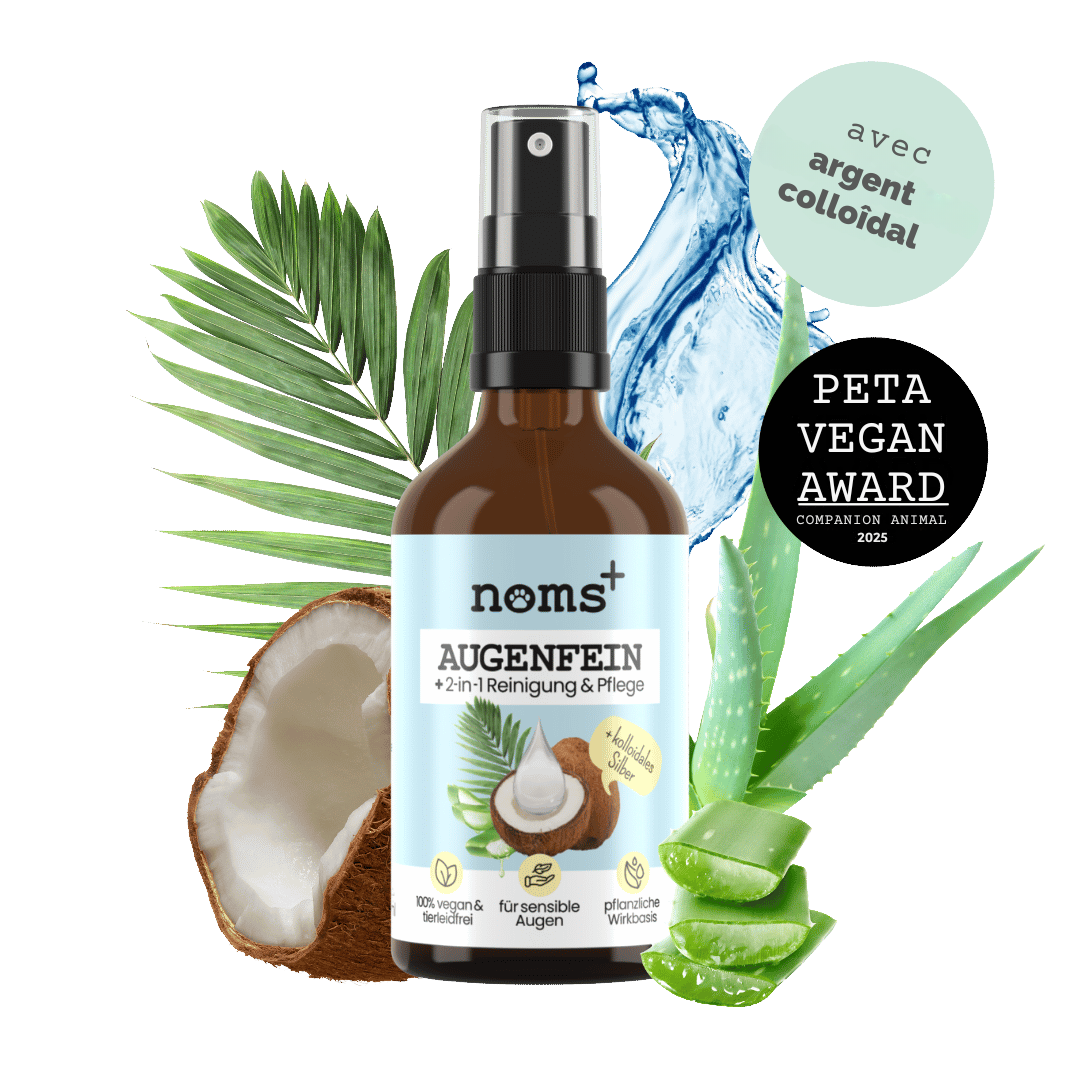 Spray nettoyant contour des yeux 2 en 1 pour chiens et chats