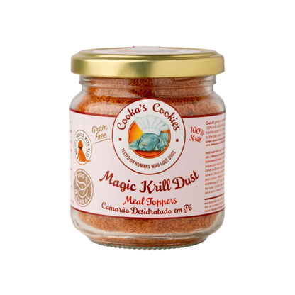 Polvo de kril para perros y gatos