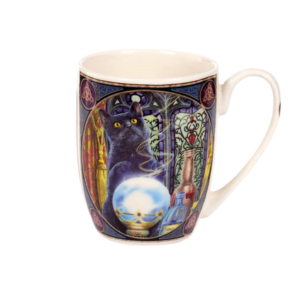 Taza de porcelana gato aprendiz de brujo