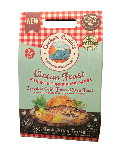 Croquetas semihúmedas Festin de l’Océan de pescado y pavo para perros