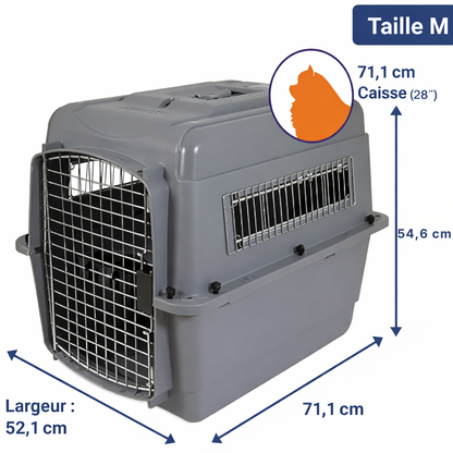 Caja de transporte Sky Kennel homologada por la IATA