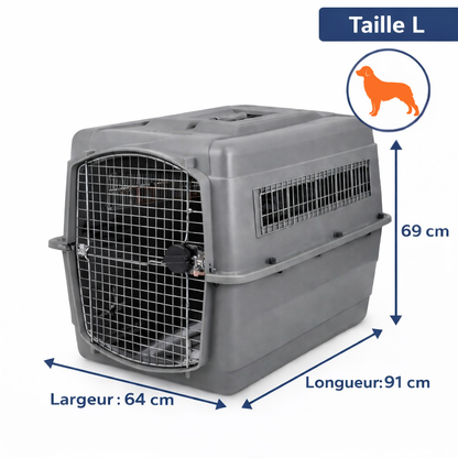Caja de transporte Sky Kennel homologada por la IATA