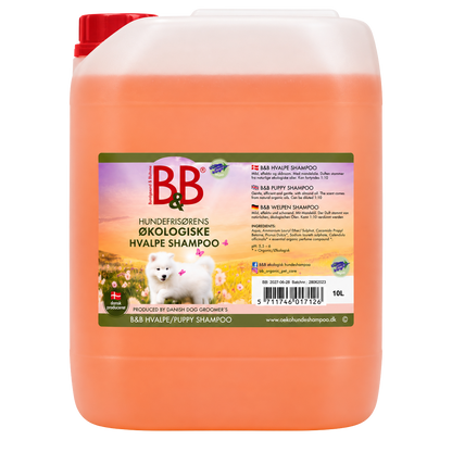 Champú suave con aceite de almendras ecológico para cachorros