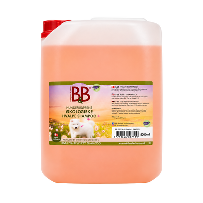Champú suave con aceite de almendras ecológico para cachorros