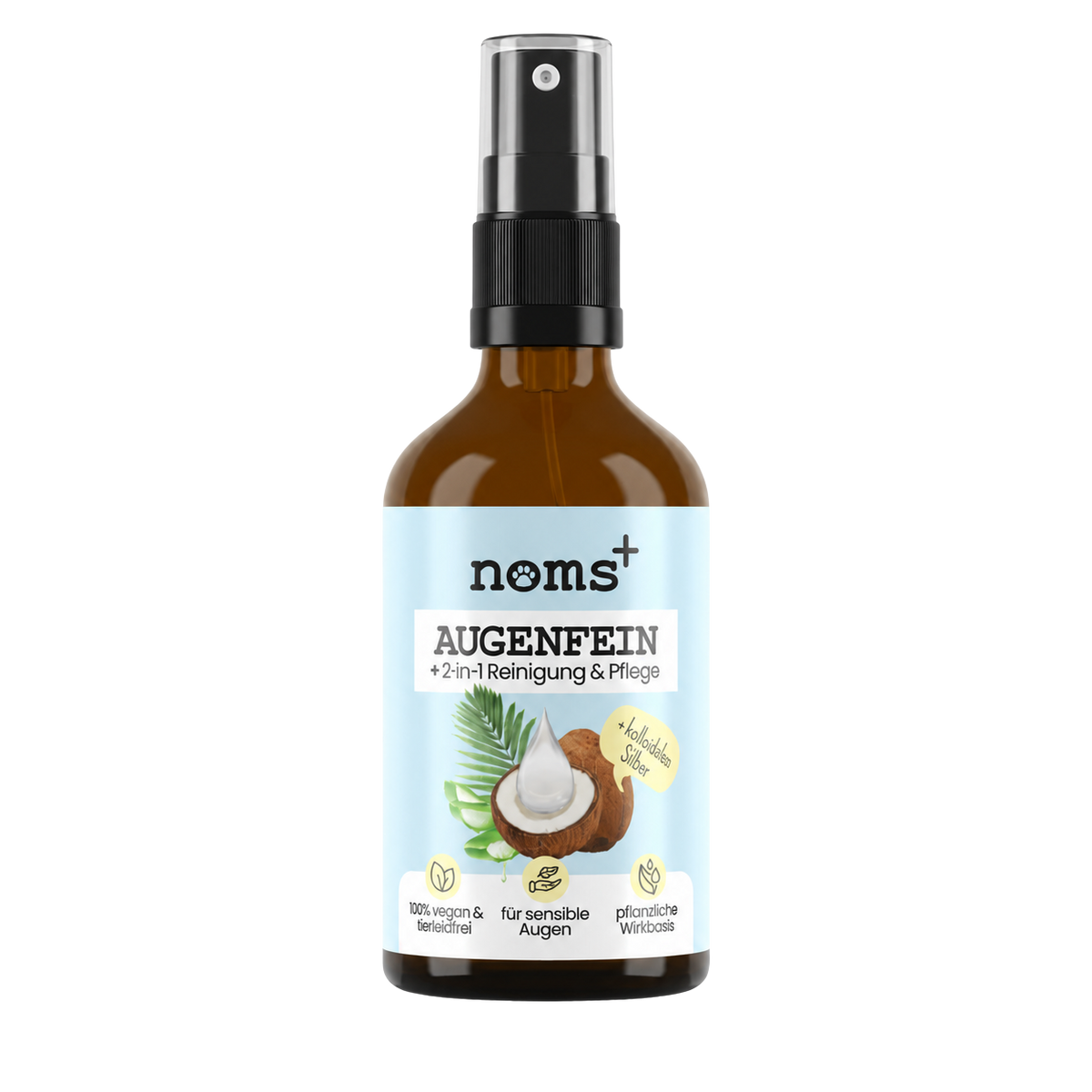 Spray nettoyant contour des yeux 2 en 1 pour chiens et chats