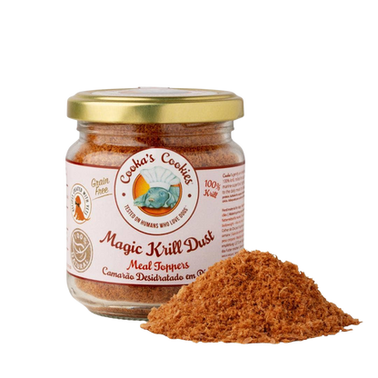 Polvo de kril para perros y gatos