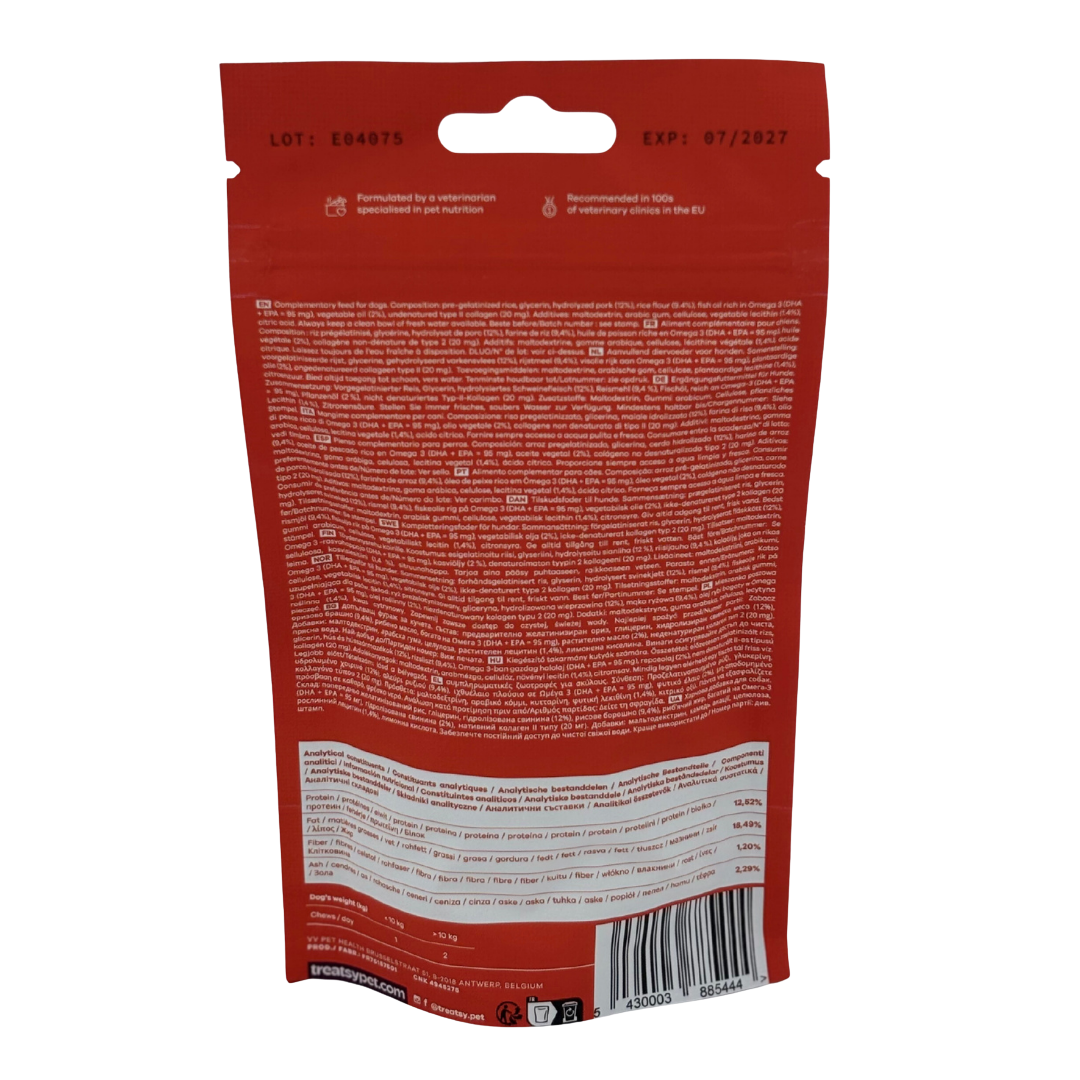 Complément alimentaire articulations pour chiens