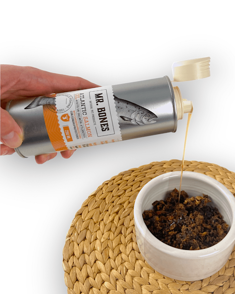 Aceite de salmón con condroprotectores para perros y gatos