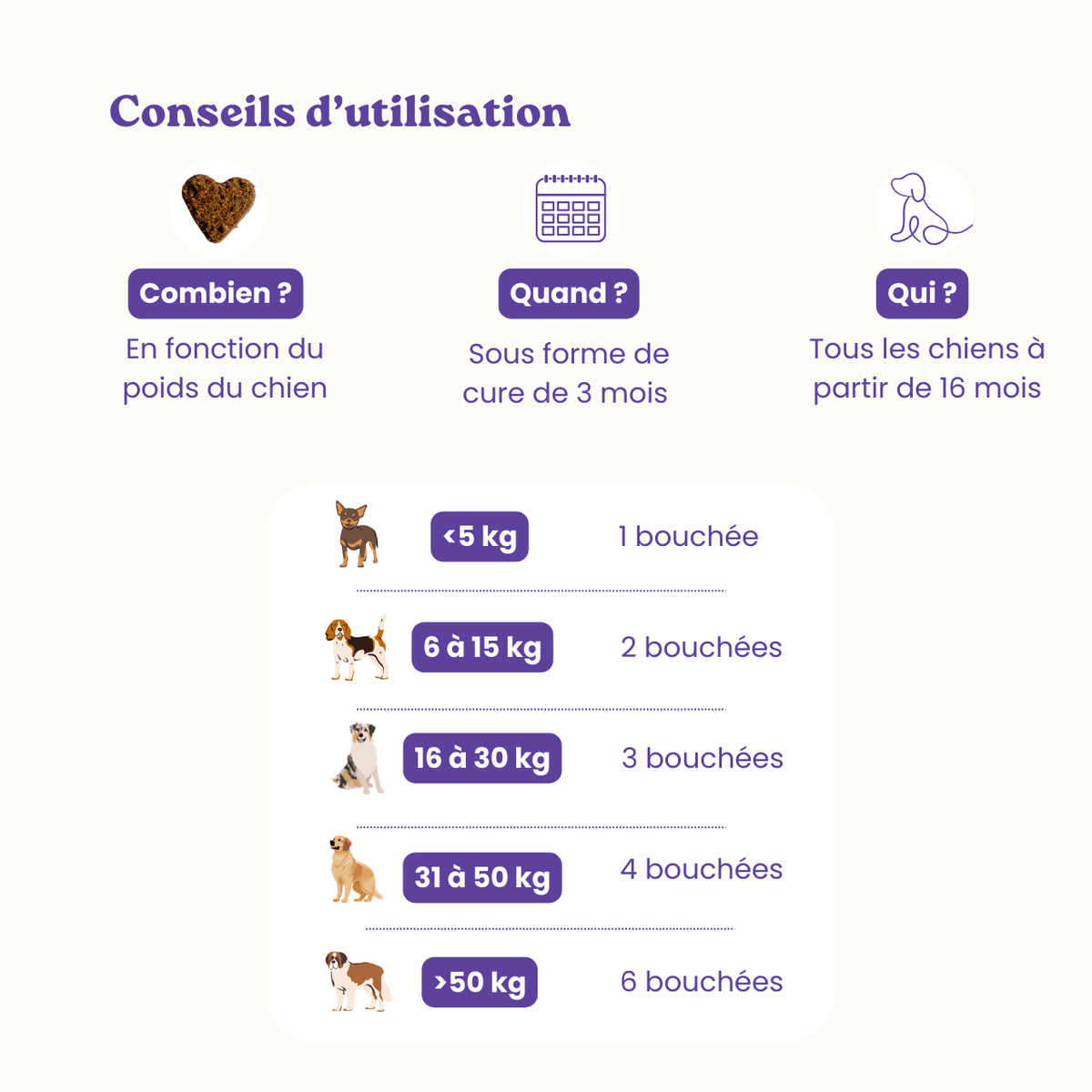 Complemento alimenticio antiestrés para perros
