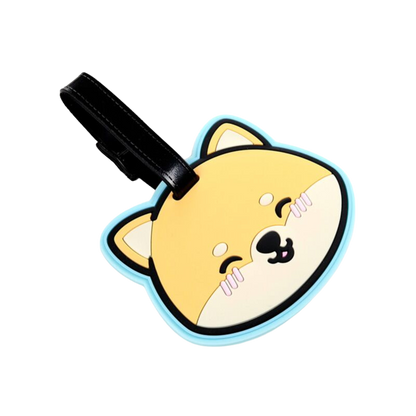 Shuggs the Shiba Inu luggage tag