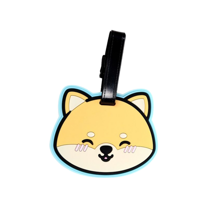 Shuggs the Shiba Inu luggage tag