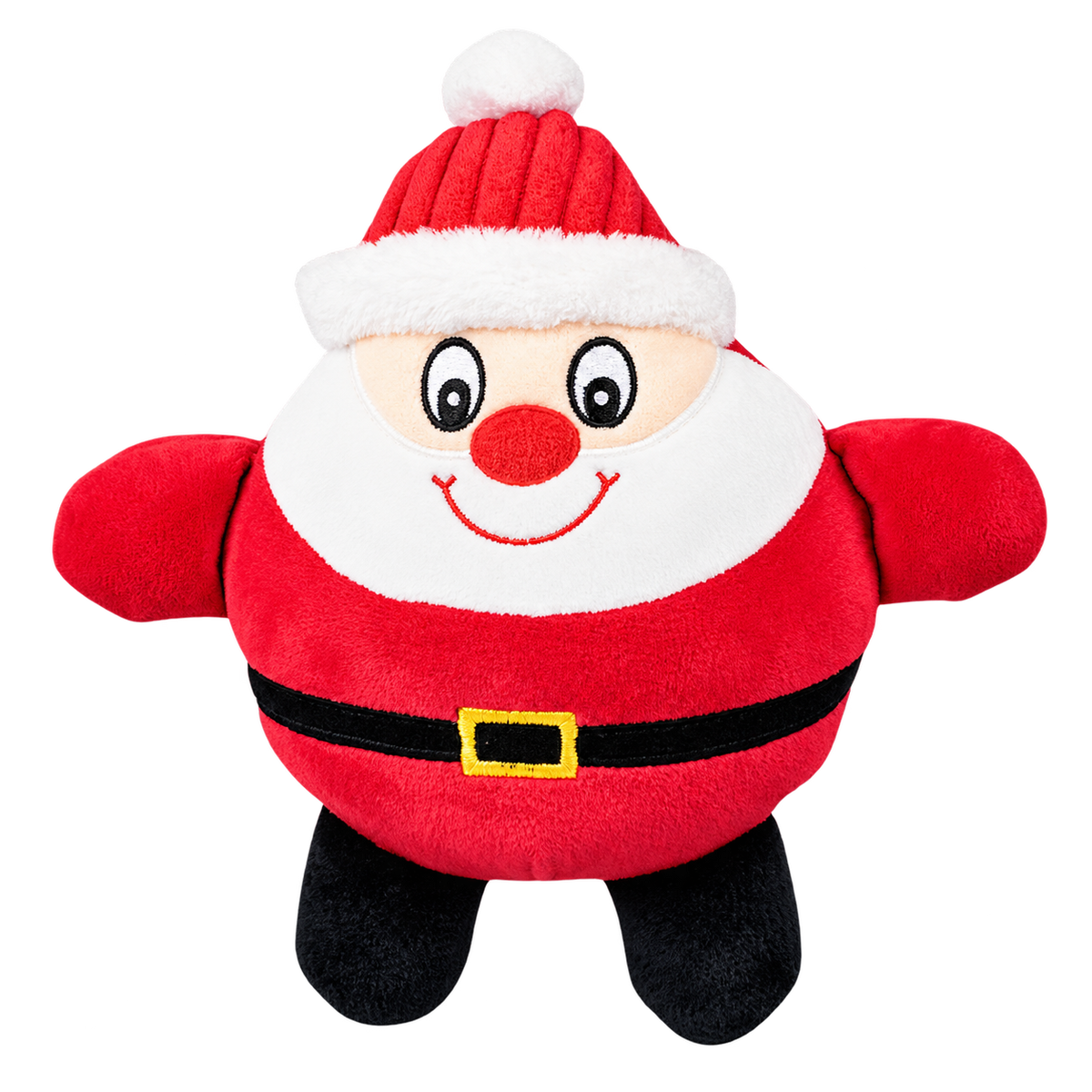 Peluche de Papá Noel con chirriador para perros