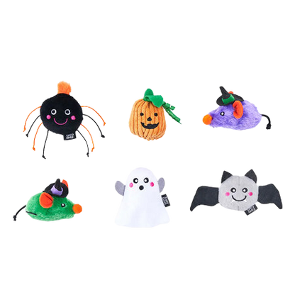 6er-Set Halloween-Spielzeug „Heimgesuchte Kreaturen“ für Katzen