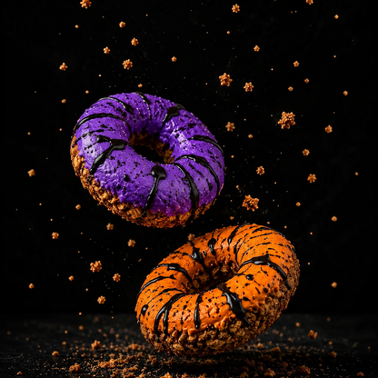 Donas de pavo de Halloween para perros